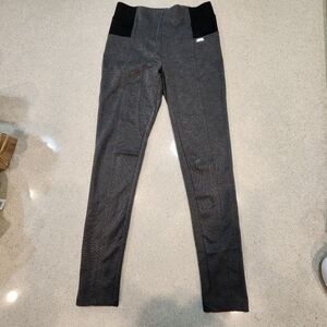 GUESS Gray Thick Elastic Waist Leggings Sexy Small Minimalist Simple
